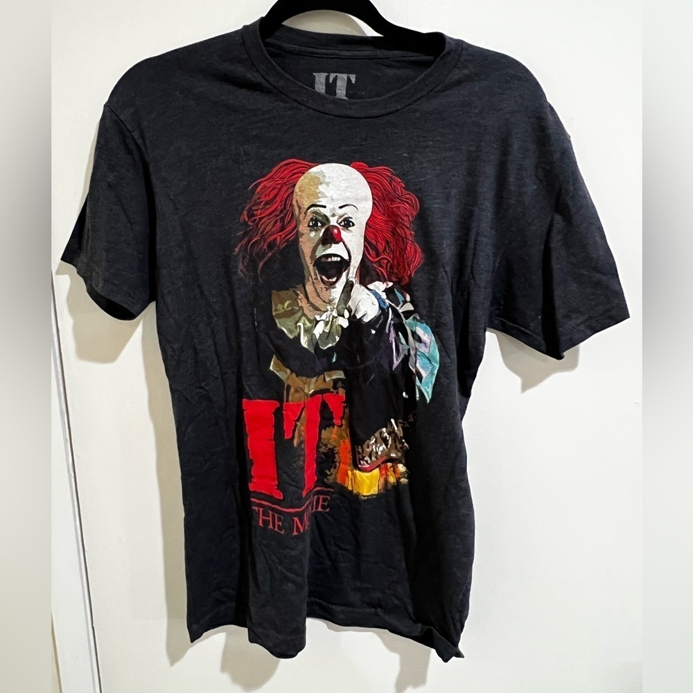 Grey IT Movie Graphic T-Shirt - Picture 1 of 5